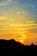 Beautiful Sunset In The Horizon