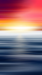 a realistic vector sunset 