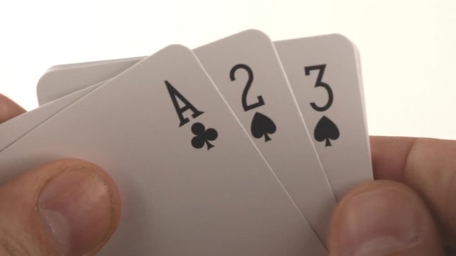 poker game with two aces