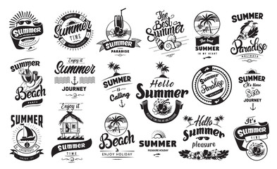Summer holidays badge