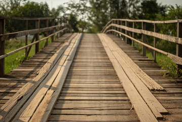 Obraz premium Wood bridge
