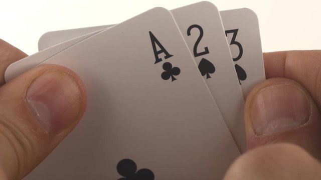 poker game with two aces