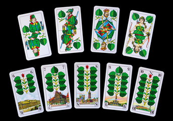 Kartenspiel - Schafkopf in Bayern