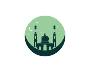 Mosque icon vecto