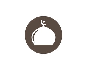 Mosque icon vecto