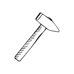 hammer vector sketch