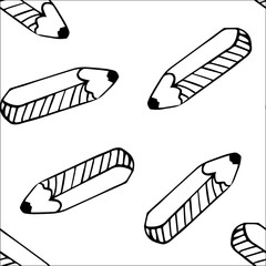 pencil pattern vector sketch