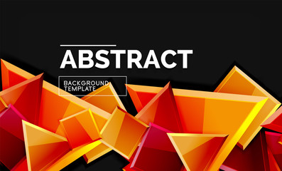 Shiny style geometric background