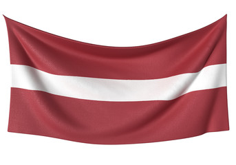 Fototapeta na wymiar ラトビア 国旗 比率1:2