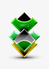 Modern geometrical abstract background