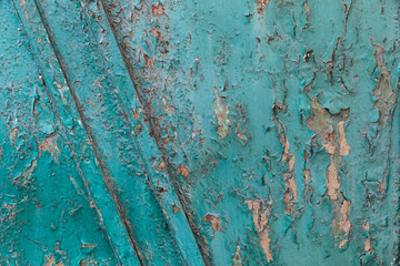 Old paint on rusty wall