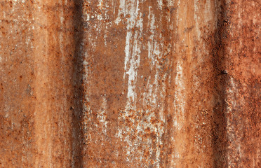 Old paint on rusty wall