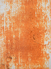 Old paint on metal, cool texture mixture with rust. Rusted metal texture