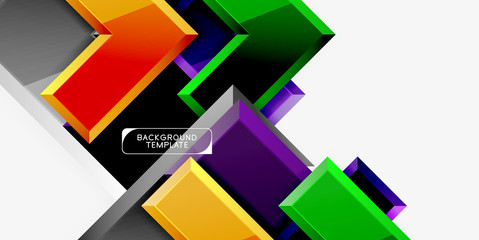 Glossy arrows background