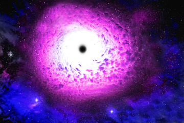 abstract space black hole background