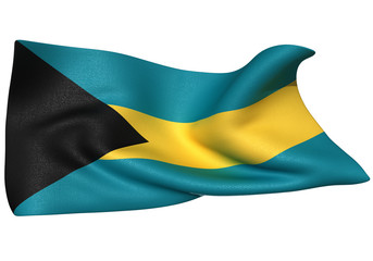 バハマ　国旗  比率1:2