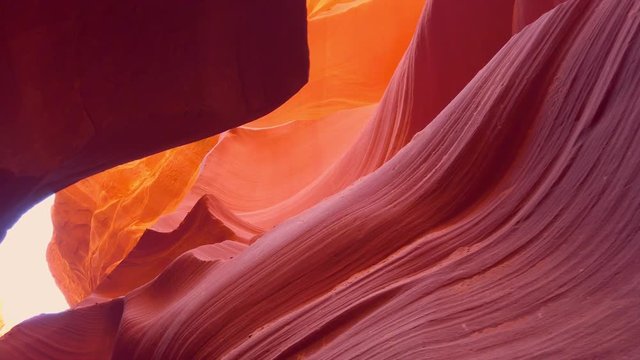 Amazing sandstone formations at Antelope Canyon