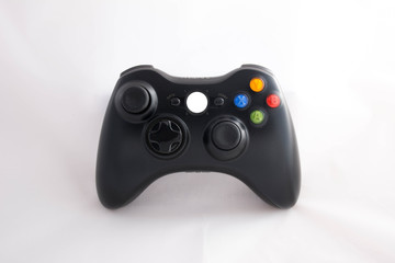 video game controller isolated on white background