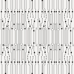 Abstract circuit board background. Vector flat circuit board illustration