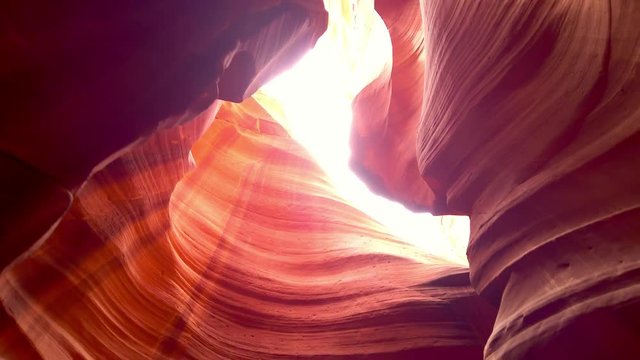 Stunnig view in the Antelope Canyon Arizona