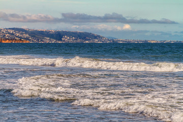 Coastline of Newport Beach, California
