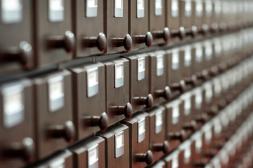 Wooden catalog