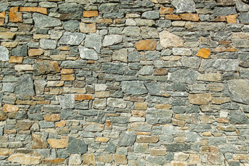 Alte Natursteinmauer. Stonewall.