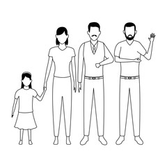 family avatar cartoon character