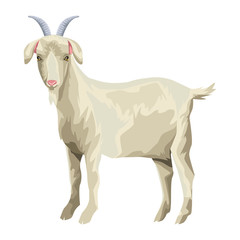 goat icon cartoon