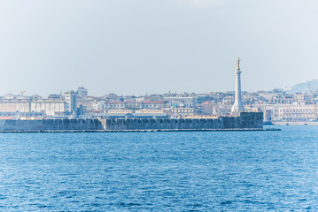 View of Sicily from the Mediterranean Sea