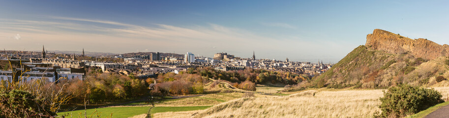 Obraz premium Edinburgh Castle Banner