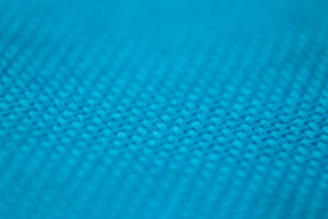 a macro shoot of swollen blue cloth texture