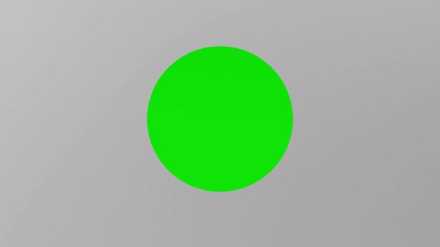 a green dot is reveald 3d animation