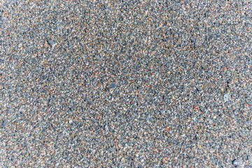 Closeup of Black Sand on a Volcanic Beach in Sicily for Backgrounds