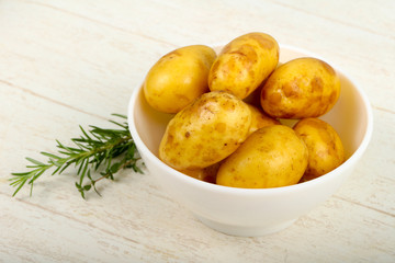 Raw young potato
