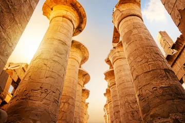 Foto op Plexiglas Columns in Luxor Temple © zevana