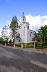 Fototapeta na wymiar Boris and Gleb Church. Novogrudok, Belarus