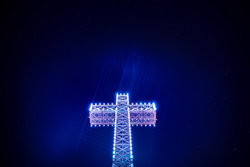 Light White Cross