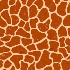 Giraffe print animal seamless pattern art