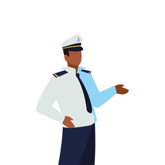 sailor captain marine character