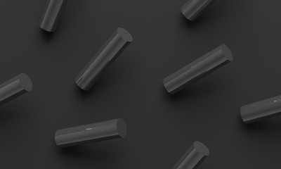 Abstract 3d render, minimalistic background, modern graphic design