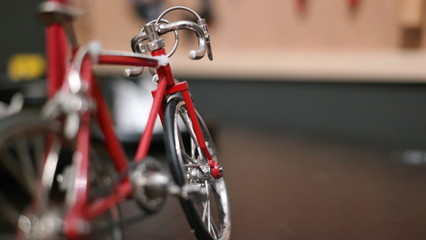 toy bicycle header or background for cycling tips or any bicycle event