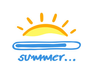 summer holidays symbol