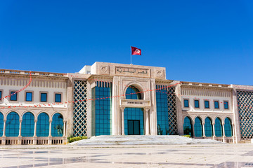 Naklejka premium City Hall Building in Tunis, Tunisia.