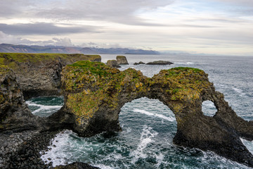 Fototapeta na wymiar Iceland Rock Formation