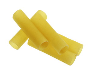 Canelones pasta background. Canelones pasta isolated on white background.