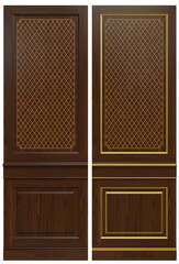 Fototapeta premium Texture of wood panels as a background.