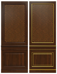 Fototapeta premium Texture of wood panels as a background.