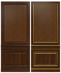 Fototapeta premium Texture of wood panels as a background.