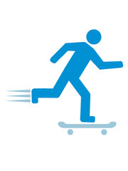 skateboard evolution fahren spaß hobby skater brett rollen clipart schnell symbol zeichen piktogramm cool